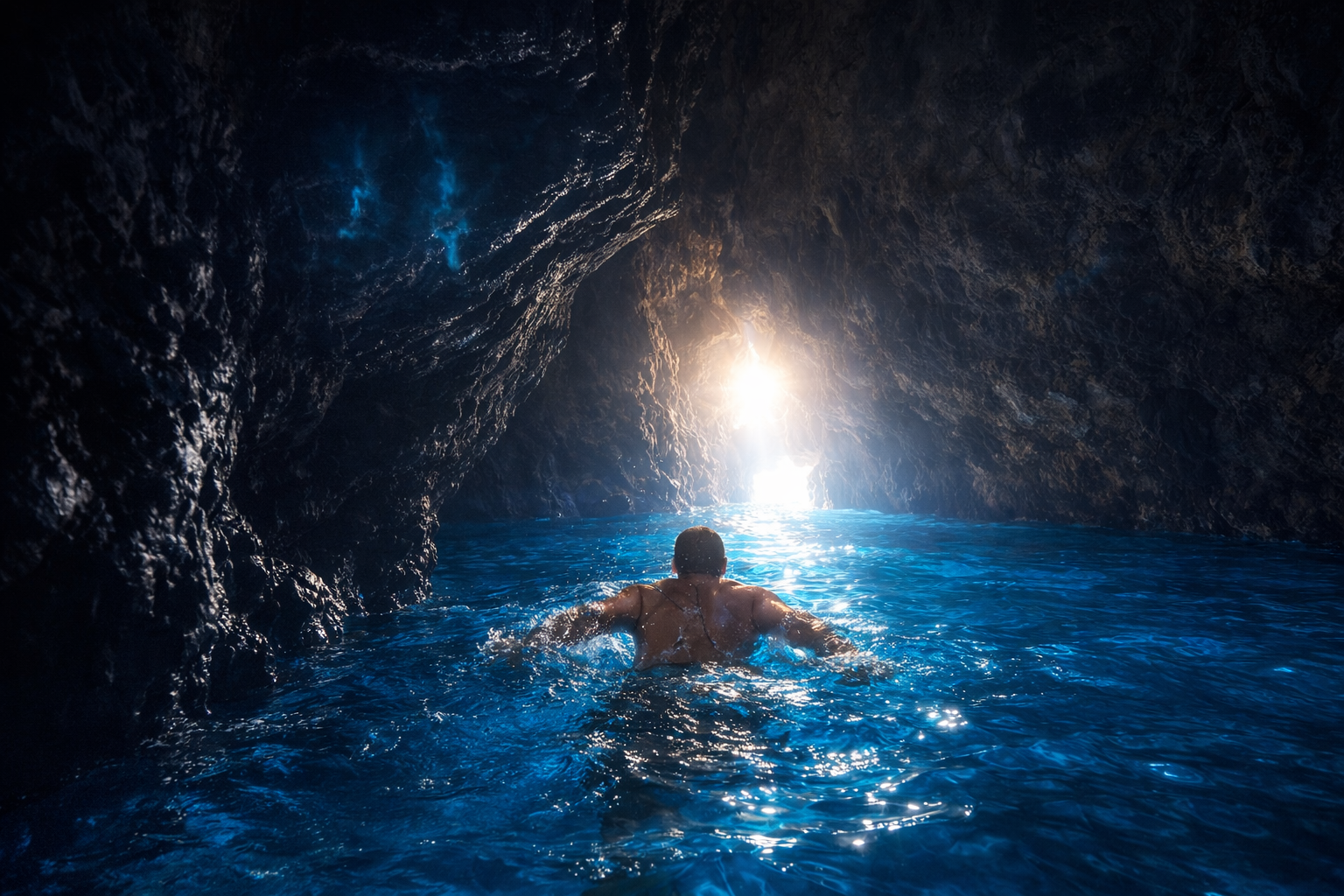 Grotta marina nella Riserva dello Zingaro